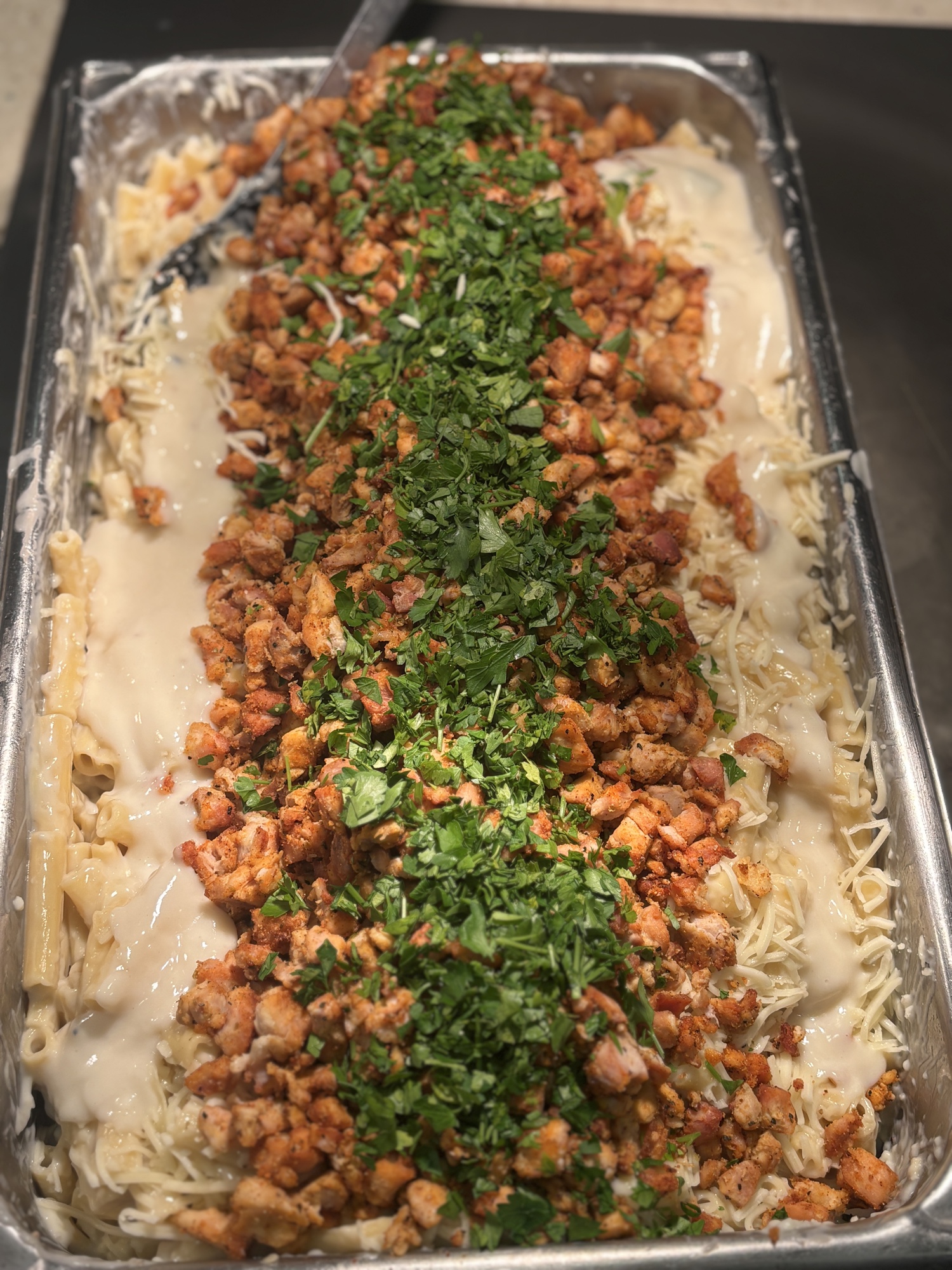 Cajun Chicken Alfredo Tray