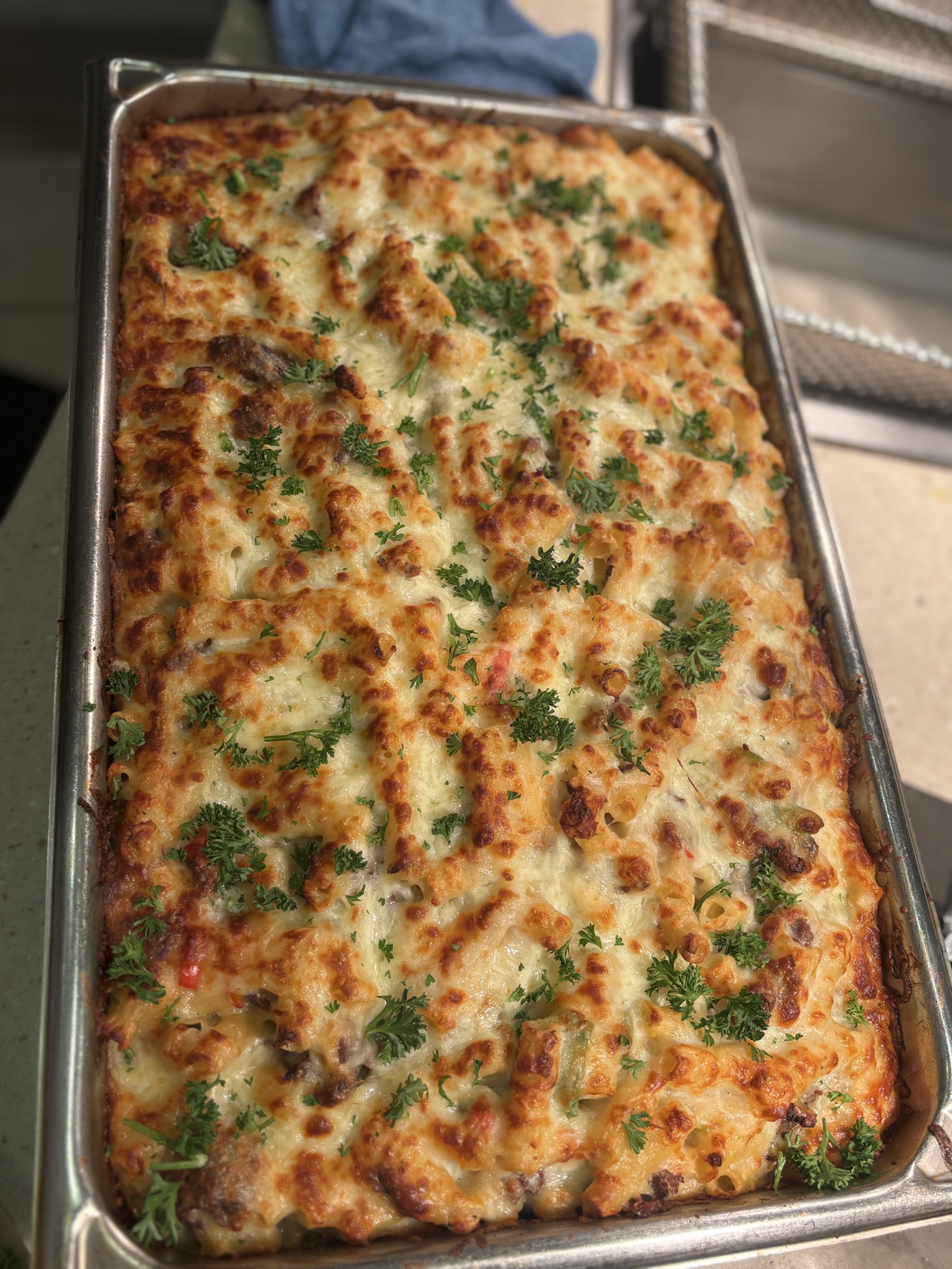 Philly Cheesesteak Pasta