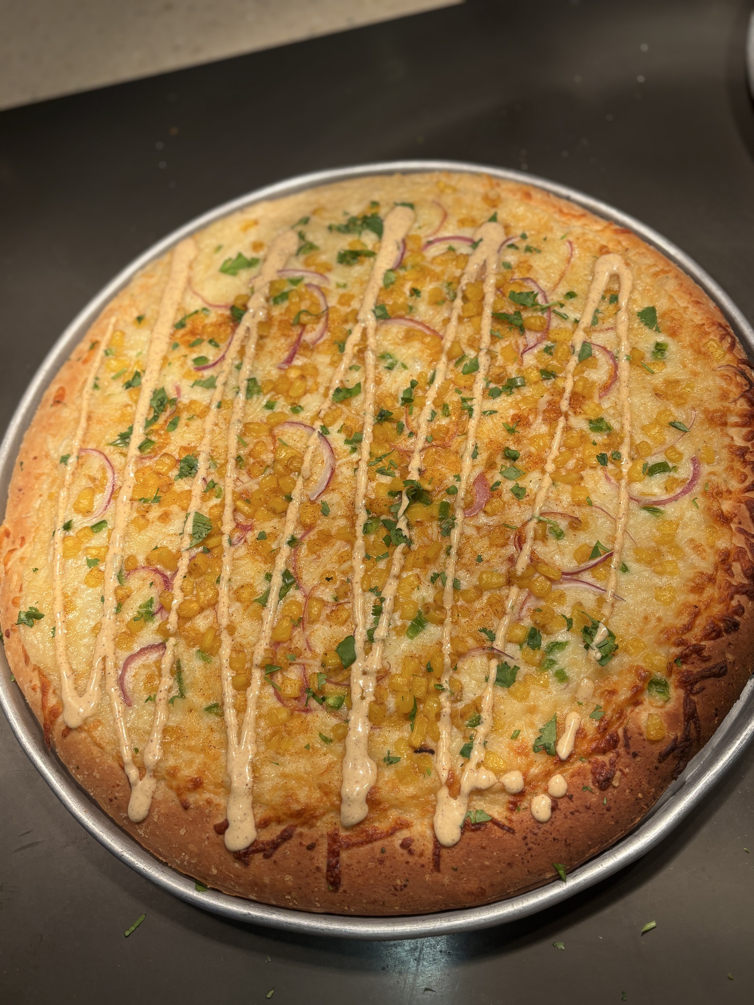 Mexican Street Corn Pizza