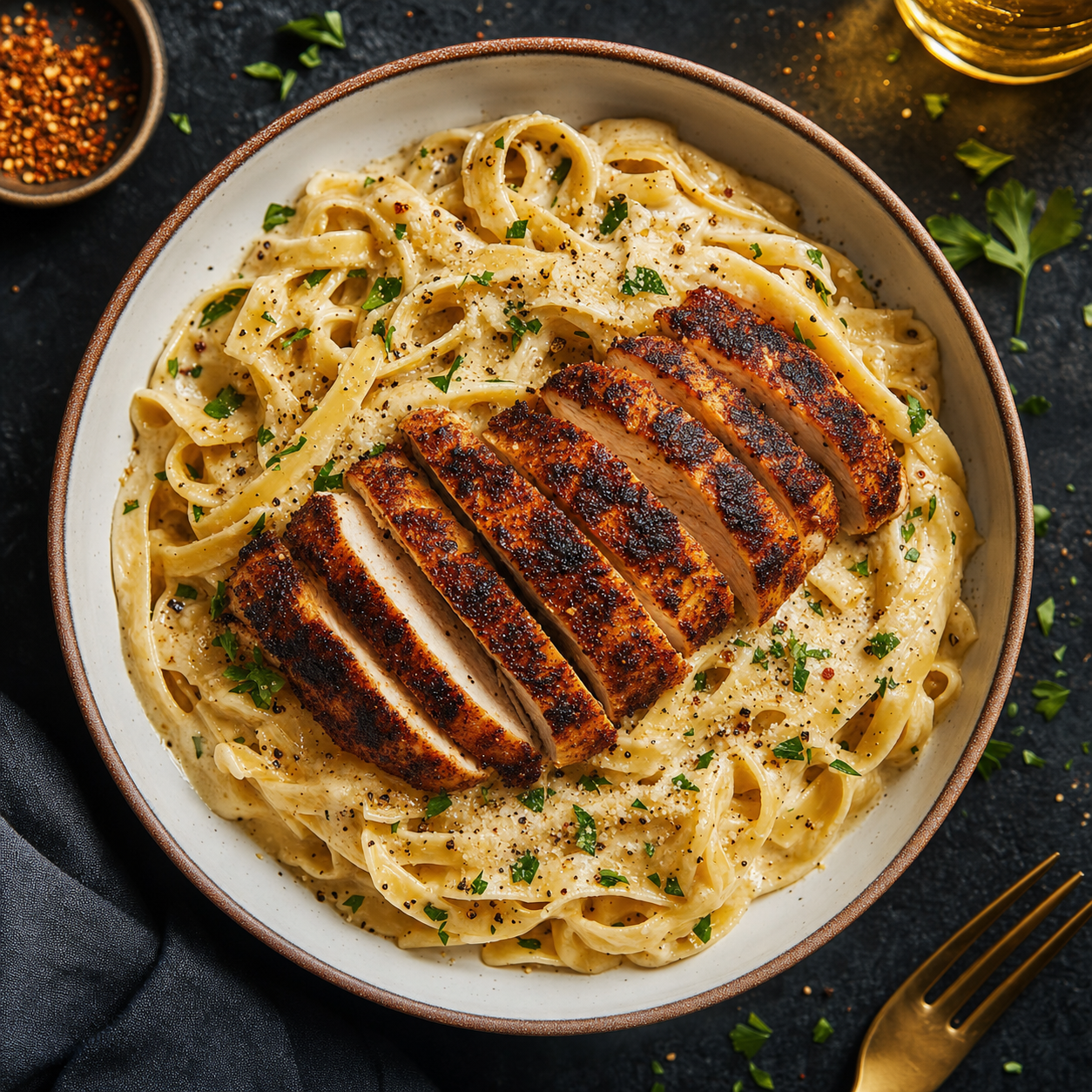 Cajun Chicken Alfredo